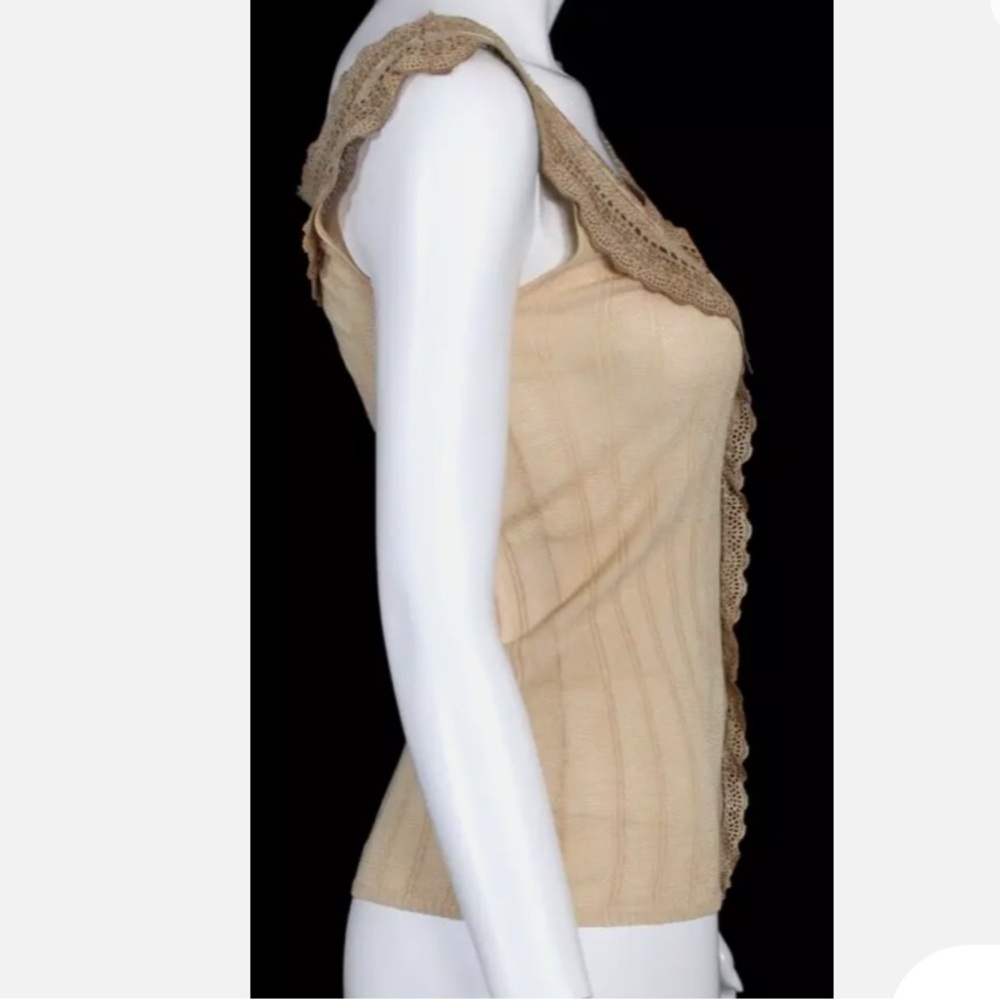 Roberto cavalli laser cut suede top - Picture 3 of 6